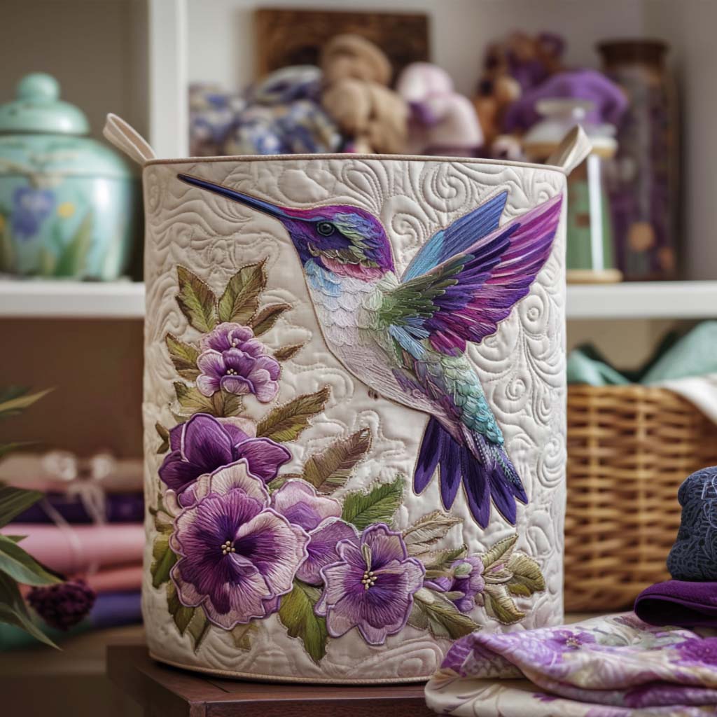 Eloísa™ | Cesta Acolchada Colibrí en Flor