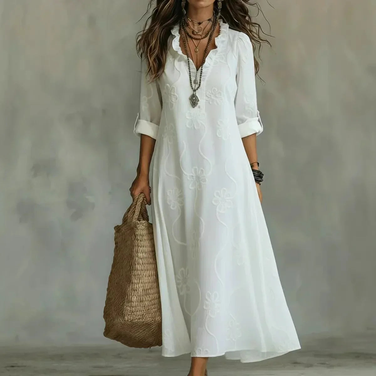 Bonifacia™ | Vestido Largo Fluido