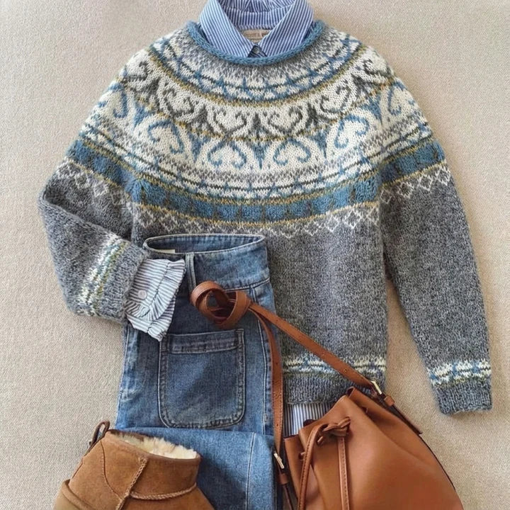 DELACROIX | Pull Jacquard Nordique