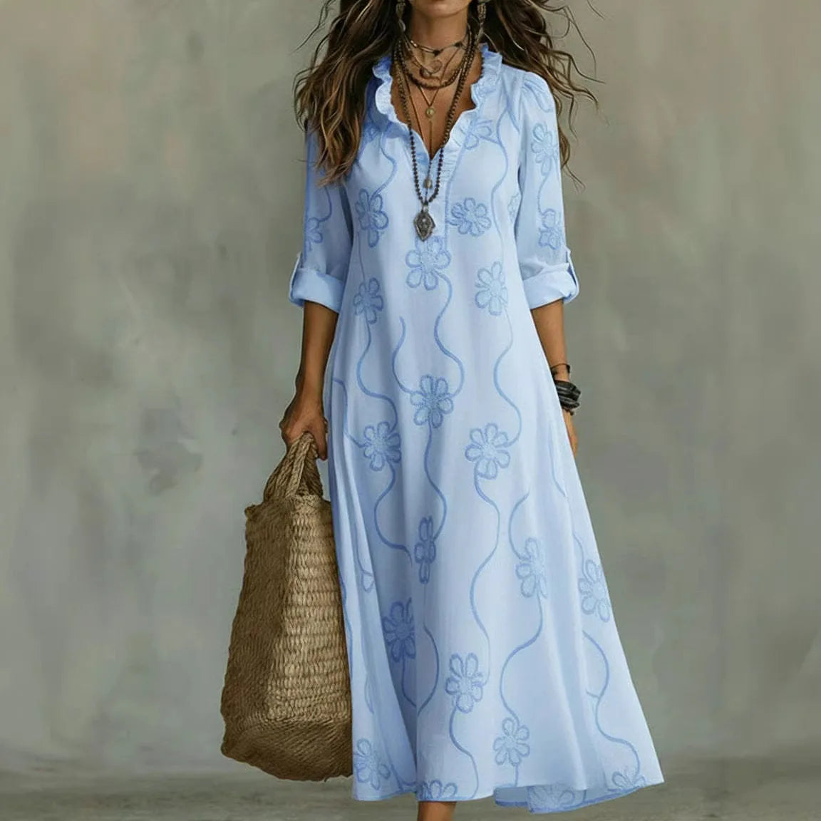 Bonifacia™ | Vestido Largo Fluido