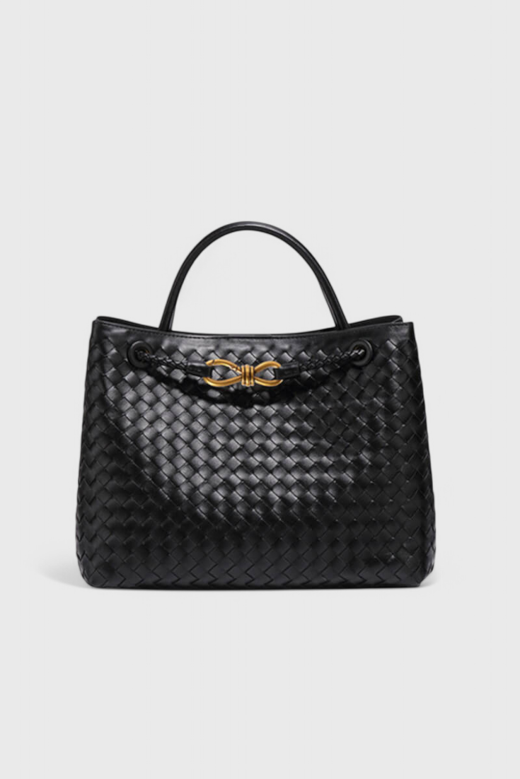 Bolsa Diaria Tejida Índigo
