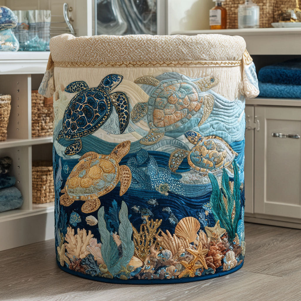 Perla™ | Cesta Acolchada Tortugas Marinas
