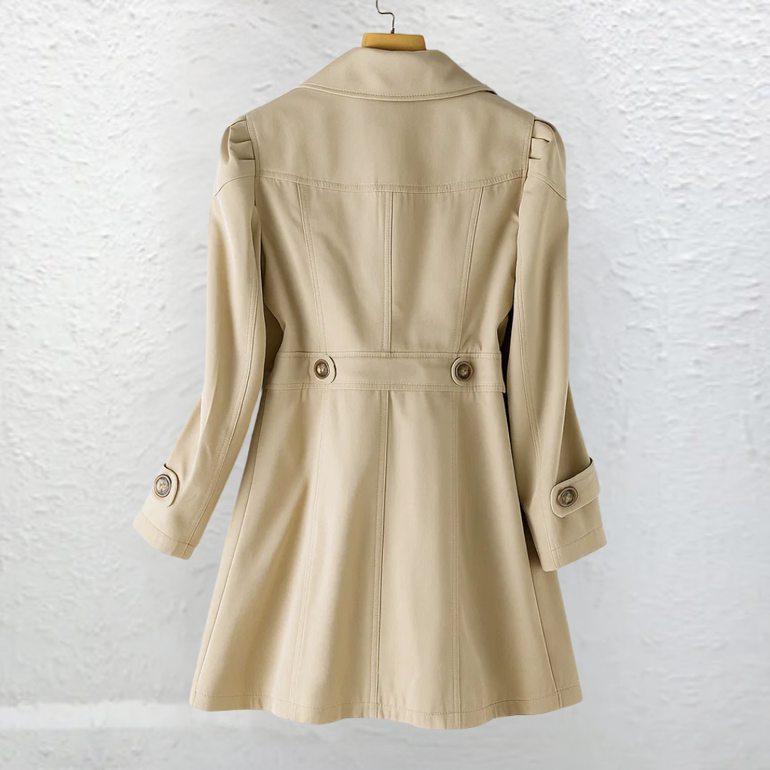 Inés™ | Abrigo Vintage Elegante con Botones