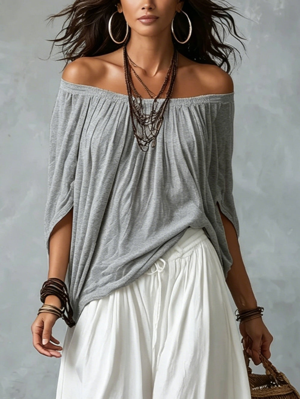 Isabela™ | Conjunto Boho con Hombros Descubiertos