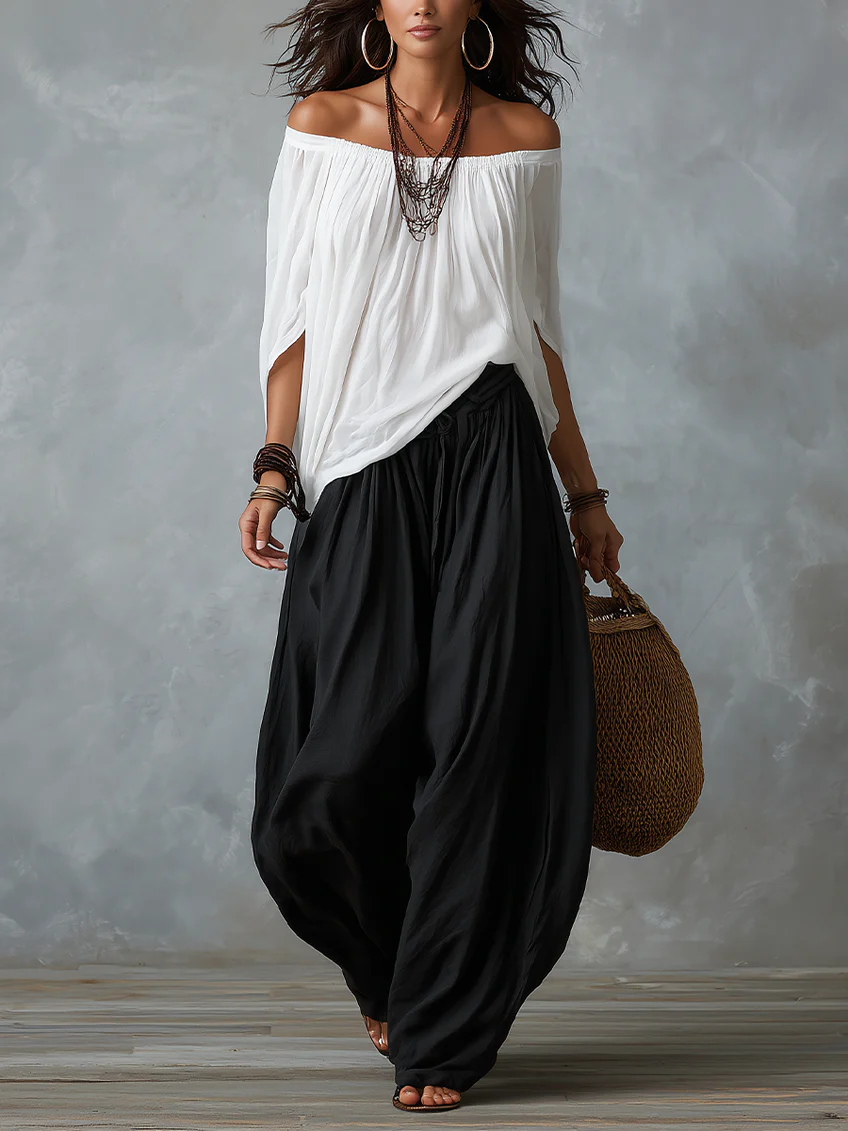 Isabela™ | Conjunto Boho con Hombros Descubiertos