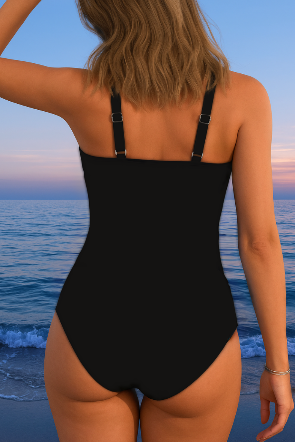 Milagros™ | Bañador surplice con escote cruzado