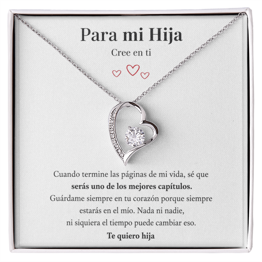 COLLAR AMOR-ETERNO™ PARA MI HIJA (CON CARTA ESPECIAL)