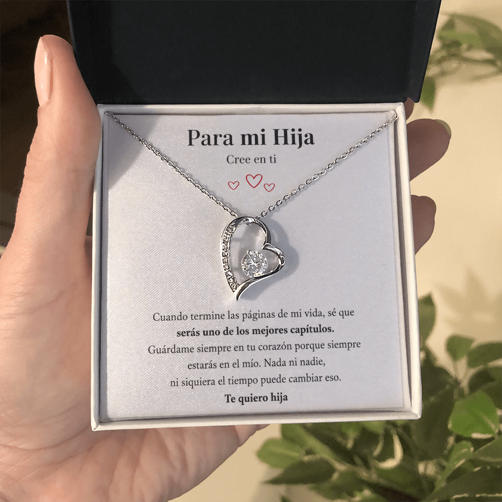 COLLAR AMOR-ETERNO™ PARA MI HIJA (CON CARTA ESPECIAL)