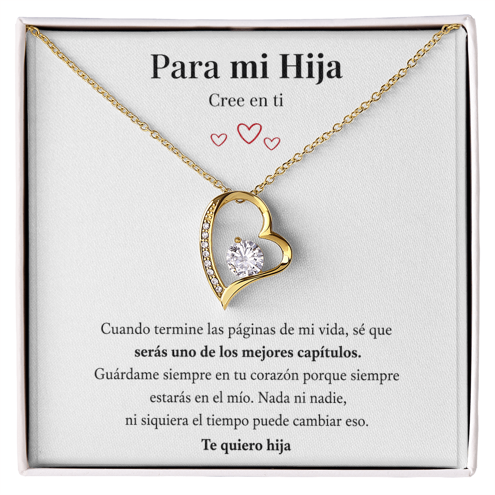 COLLAR AMOR-ETERNO™ PARA MI HIJA (CON CARTA ESPECIAL)