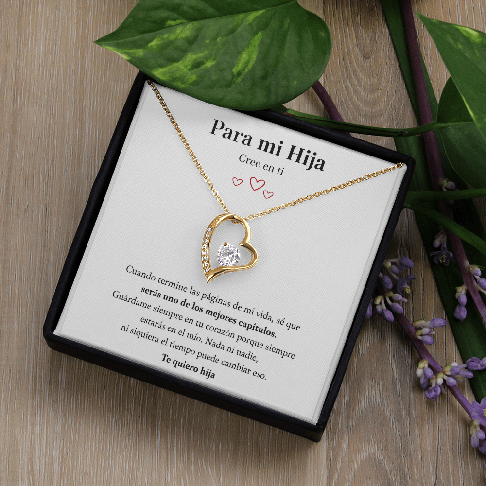 COLLAR AMOR-ETERNO™ PARA MI HIJA (CON CARTA ESPECIAL)