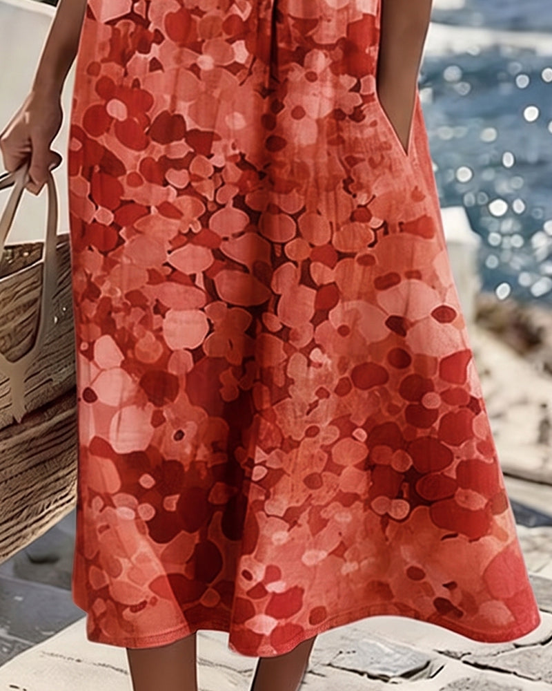 Nicolasa™ | Vestido Midi Floral Corte A