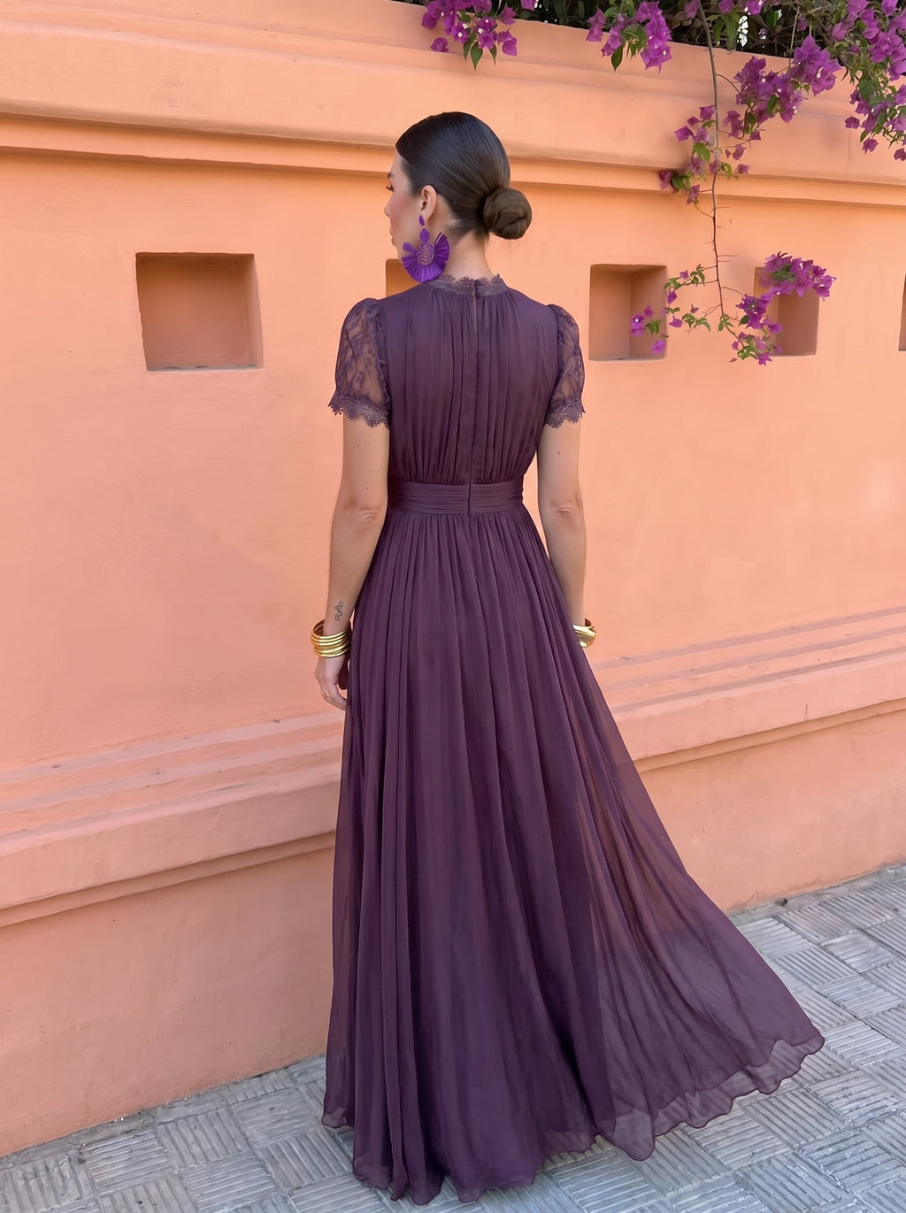Cayetana™ | Vestido Largo de Gasa