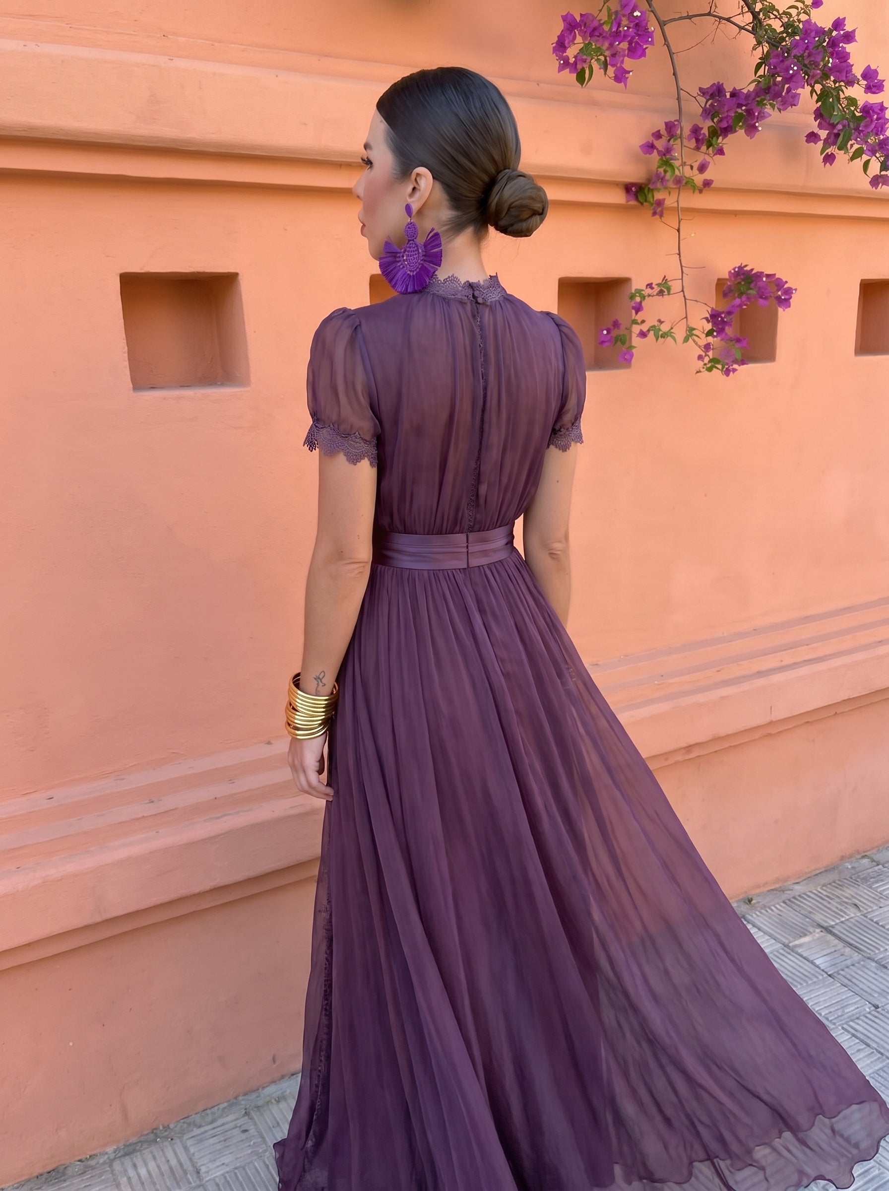 Cayetana™ | Vestido Largo de Gasa