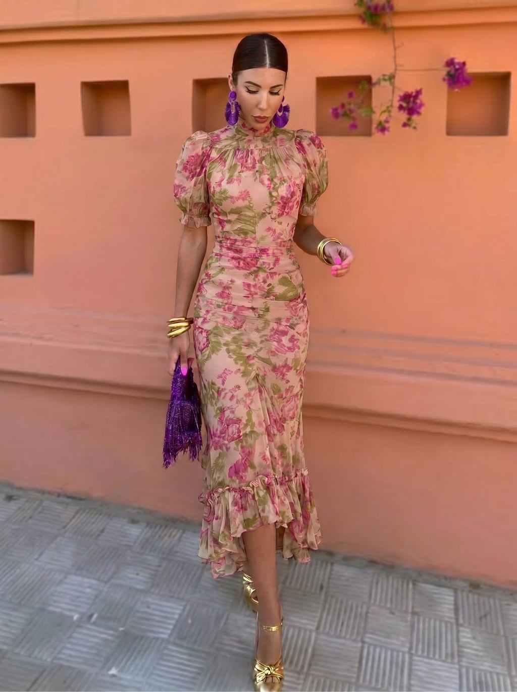 Felicidad™ | Vestido Floral de Rosas