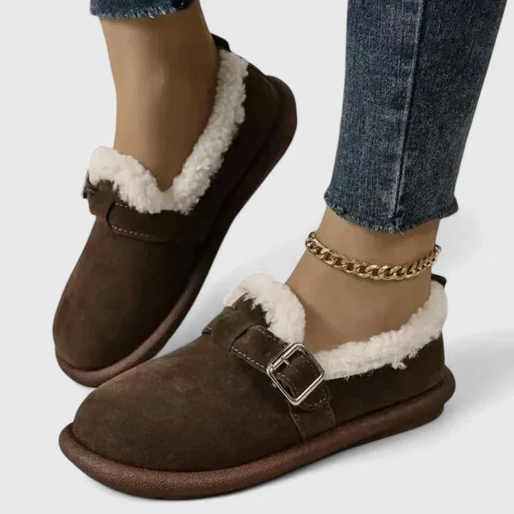 Valentynah™ | Zapatillas de Invierno con Forro de Peluche y Hebilla