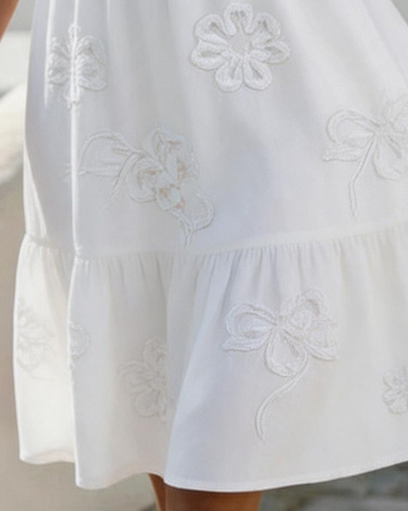 Azucena™ | Vestido de Volantes con Escote en V