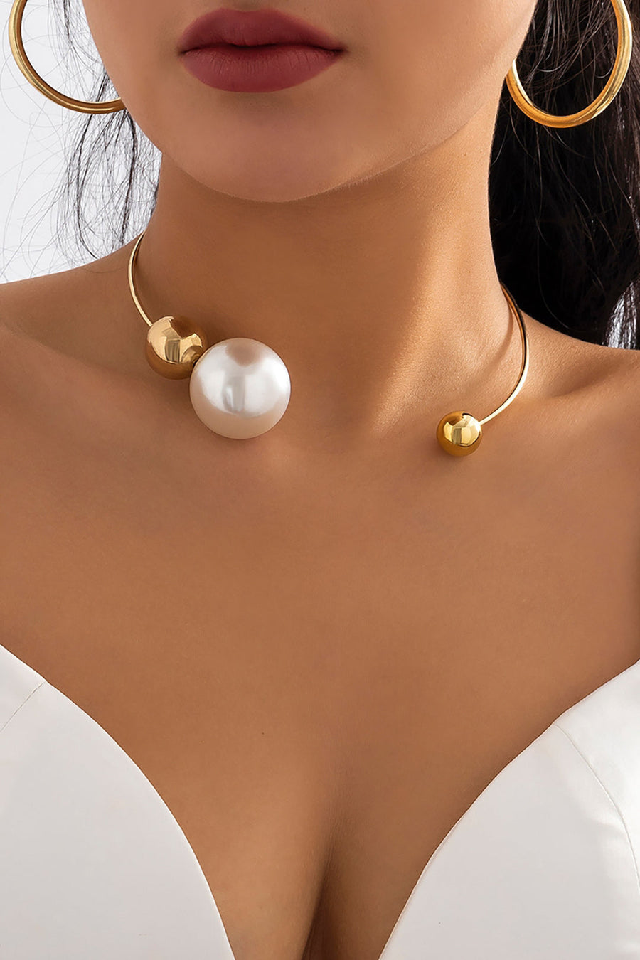Collares de Perlas de Metal
