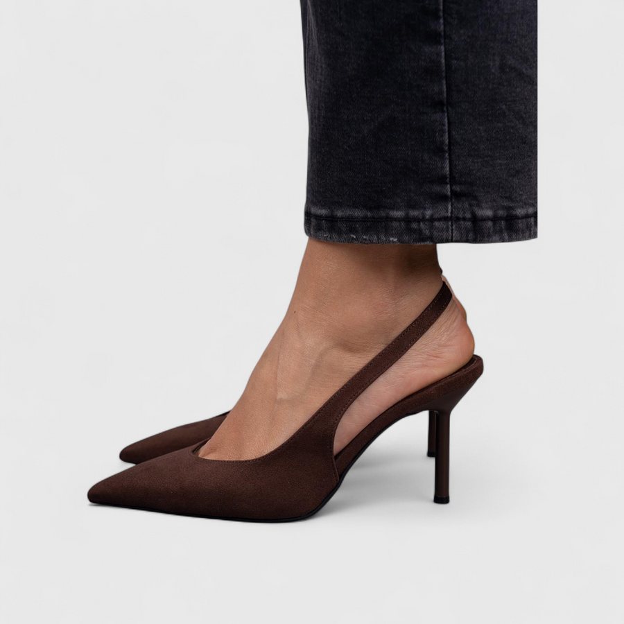 Leonor™ | Escarpín Slingback de Tacón Fino y Puntera Afilada