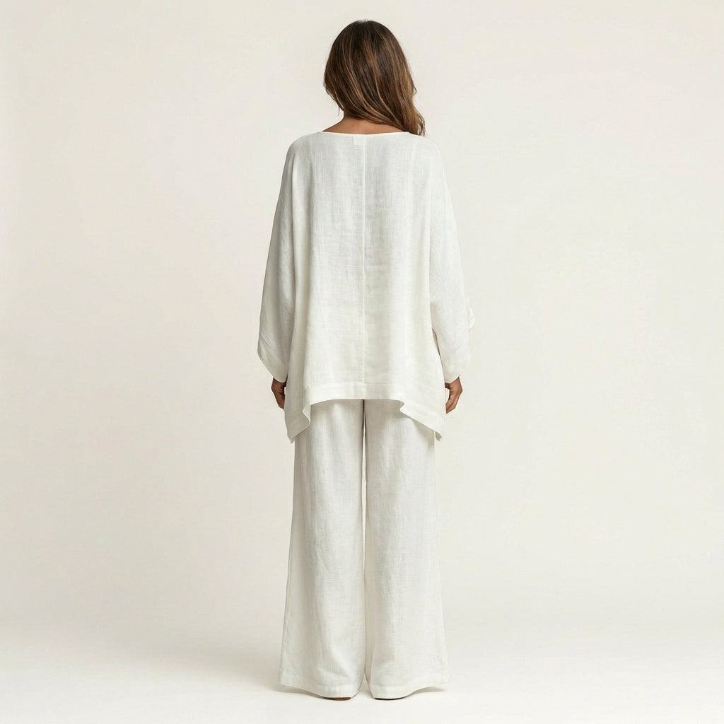 Ramona™ | Conjunto Boho de Lino de Dos Piezas