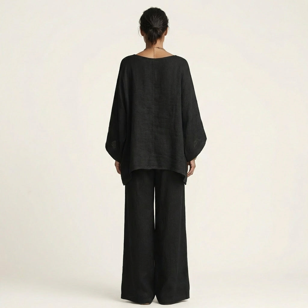 Ramona™ | Conjunto Boho de Lino de Dos Piezas