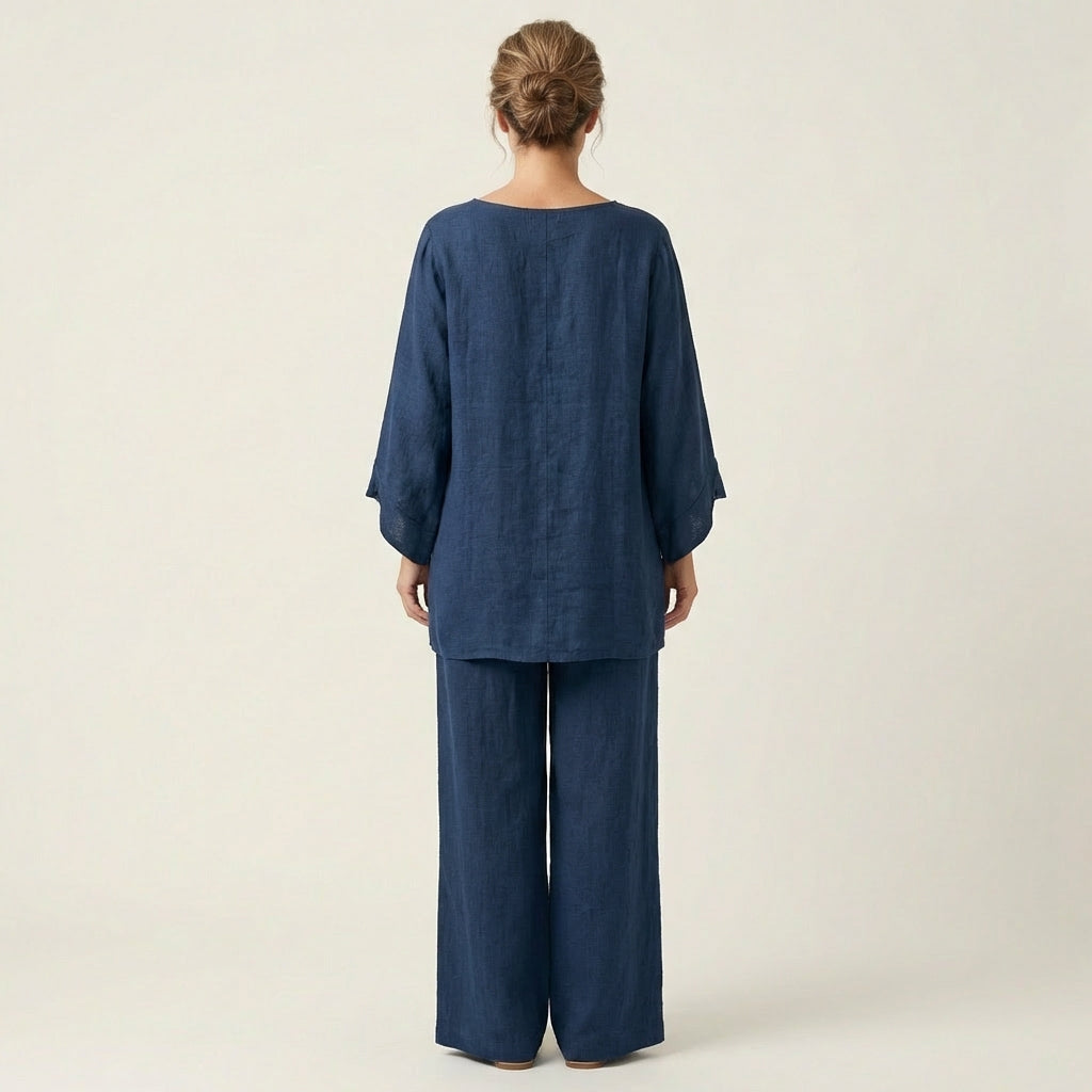 Ramona™ | Conjunto Boho de Lino de Dos Piezas