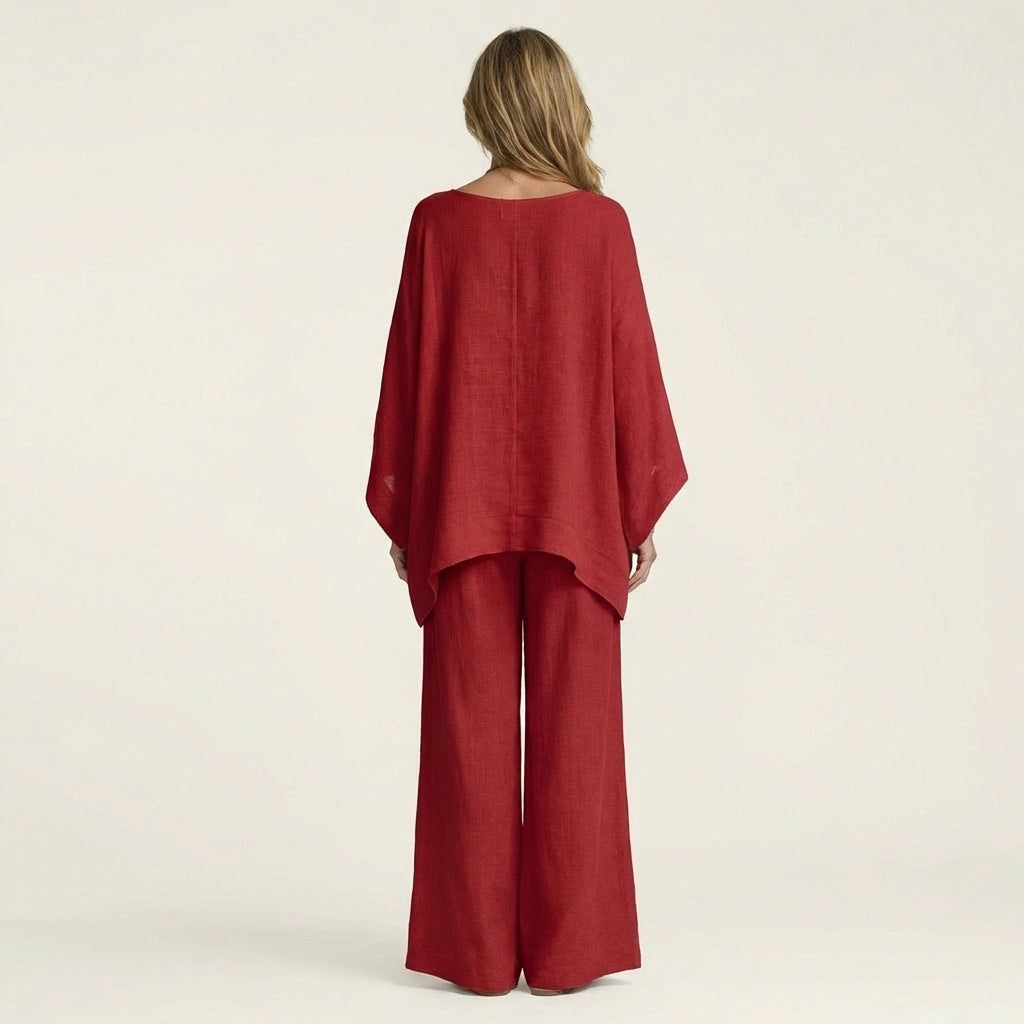 Ramona™ | Conjunto Boho de Lino de Dos Piezas