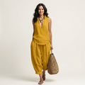 Honorata™ | Conjunto de Top Cruzado y Pantalón Ancho