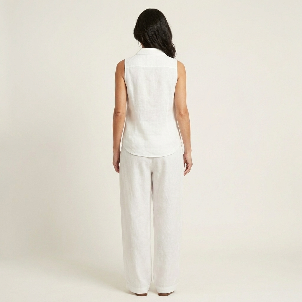 Honorata™ | Conjunto de Top Cruzado y Pantalón Ancho