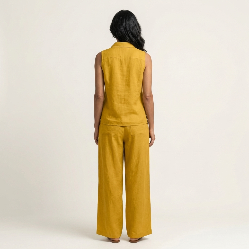 Honorata™ | Conjunto de Top Cruzado y Pantalón Ancho