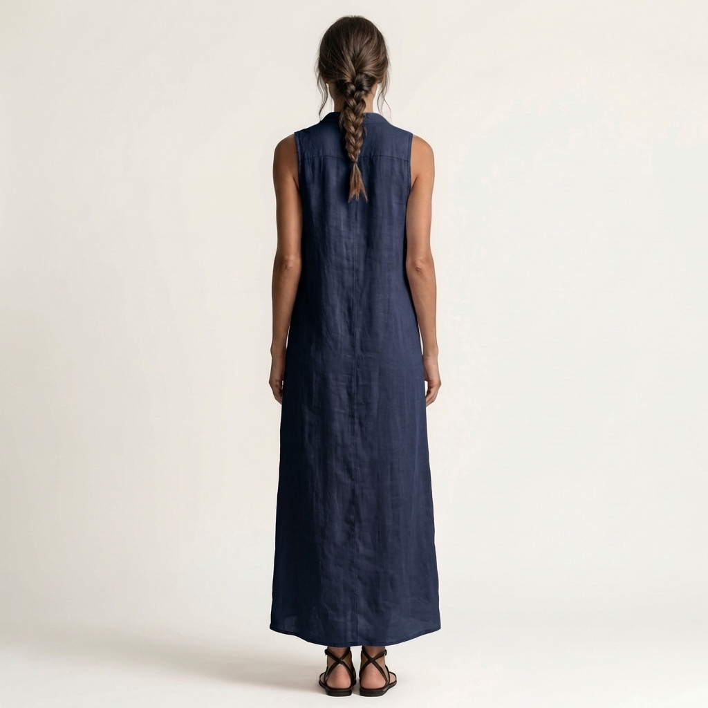 Maribel™ | Vestido Largo con Capucha y Botones