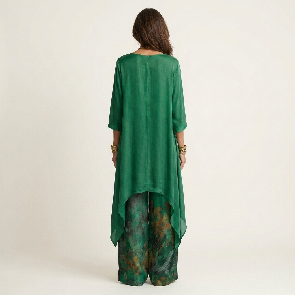 Carola™ | Conjunto de Túnica y Pantalón Floral