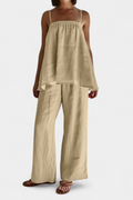 Lía Conjunto de Verano con Top Suelto y Pantalón Fluido