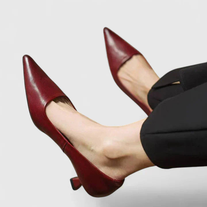 Rosalba™ | Escarpín Ortopédico de Tacón Kitten