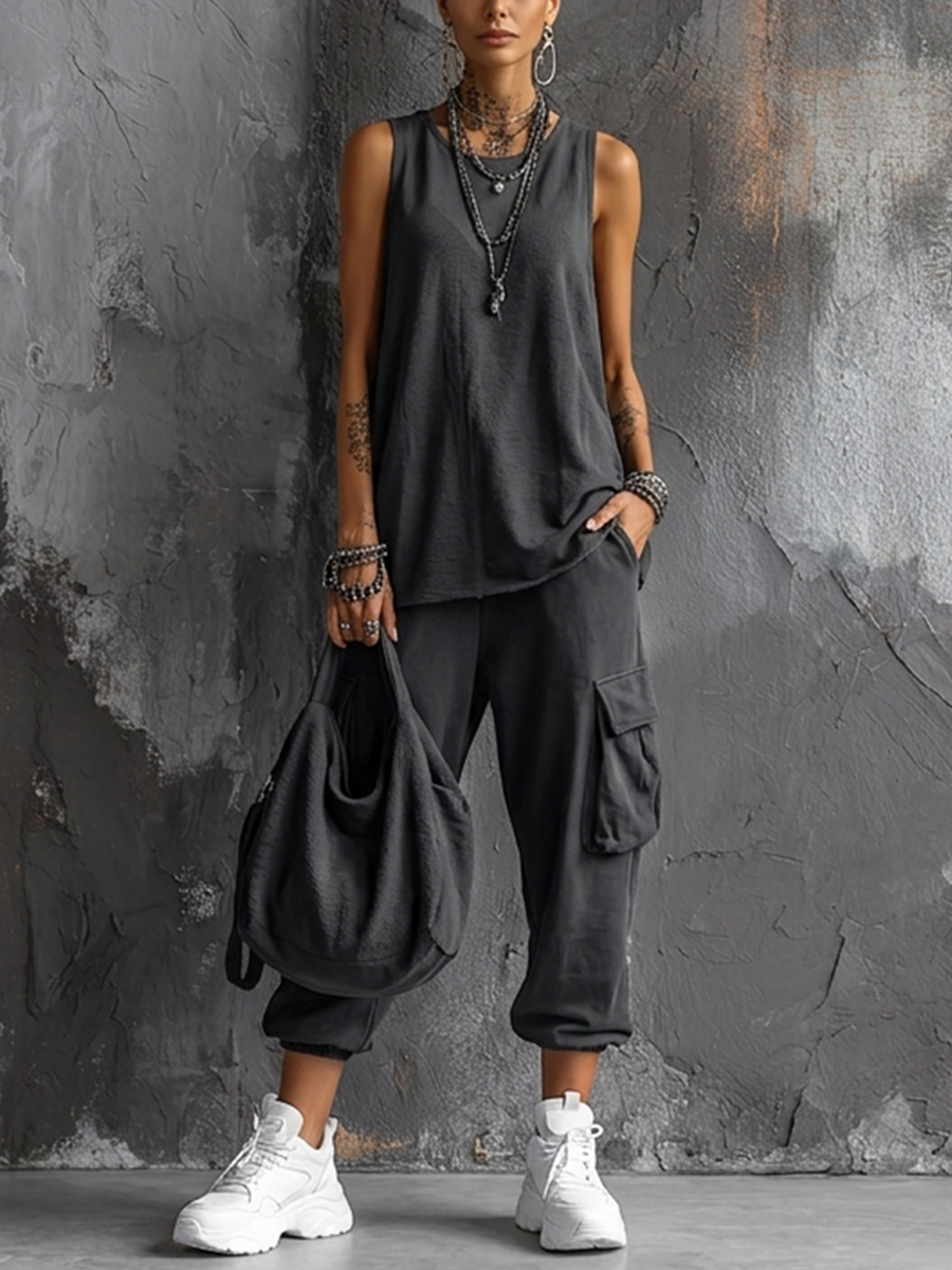 Valeriana™ | Conjunto Casual con Bolsillos