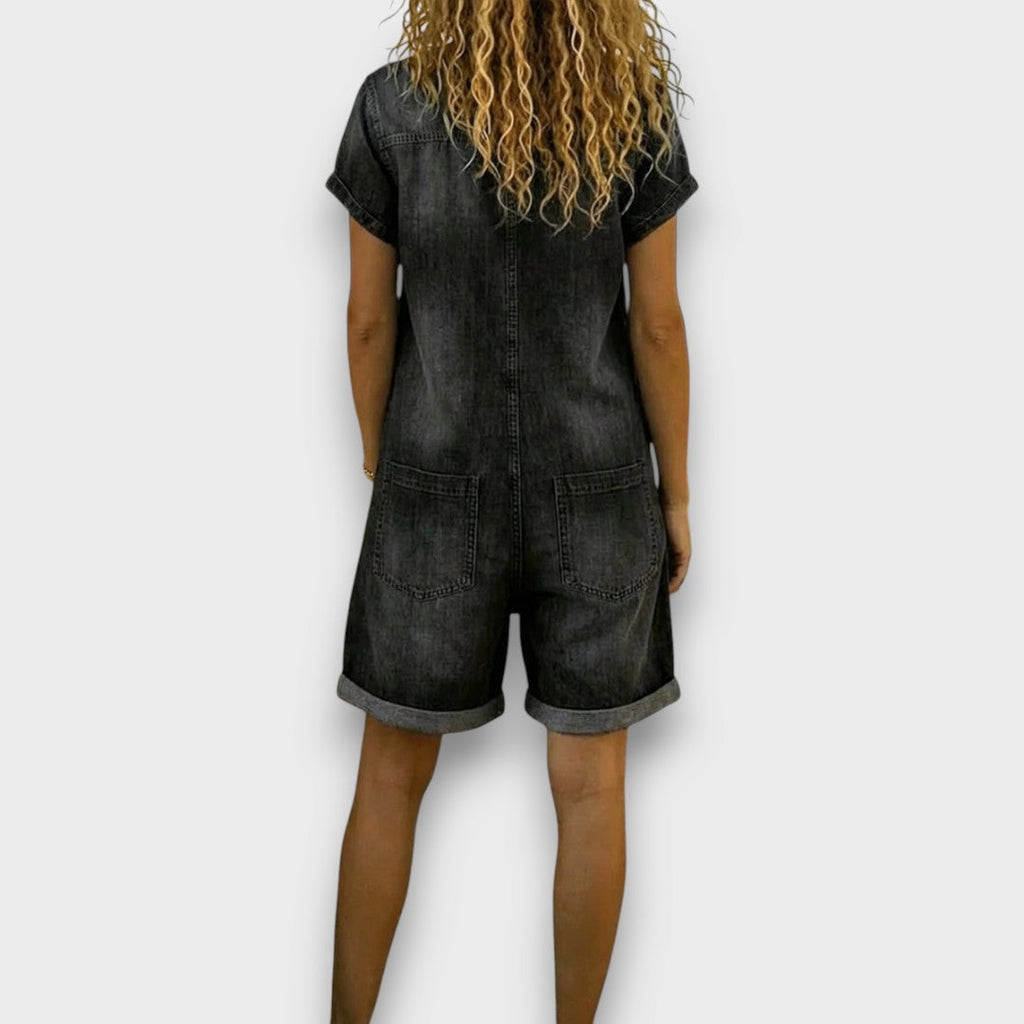Cayetana™ | Conjunto vaquero camisa y short casual