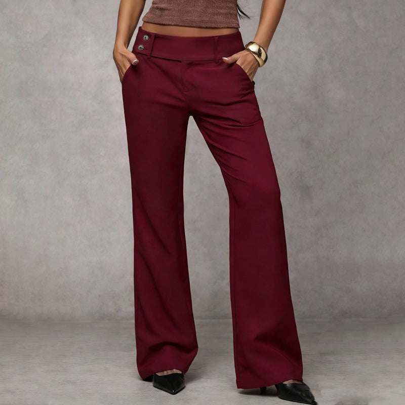 Valentina™ | Pantalón de Vestir Acampanado